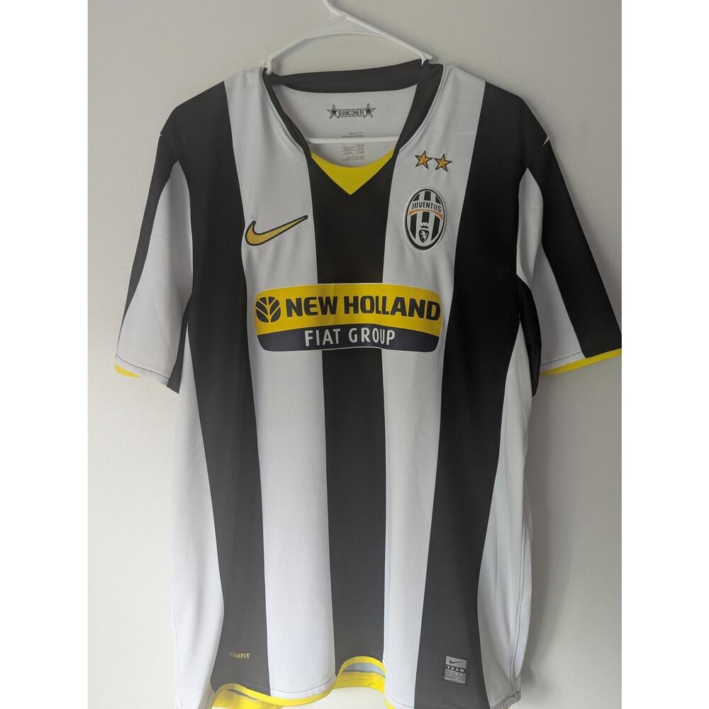 Juventus Del Piero 2007/08 Home Authentic Jersey Men’s Large Vintage - Picture 2 of 4